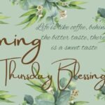 Good Morning Thursday Blessings