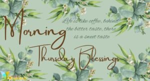 Good Morning Thursday Blessings