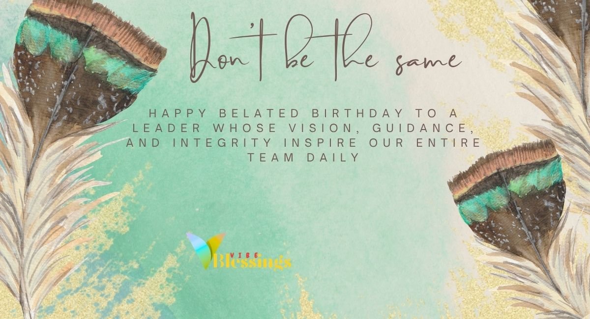 Elegant Belated Birthday Greetings for Timeless Celebrations